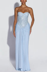 Strapless dress for women