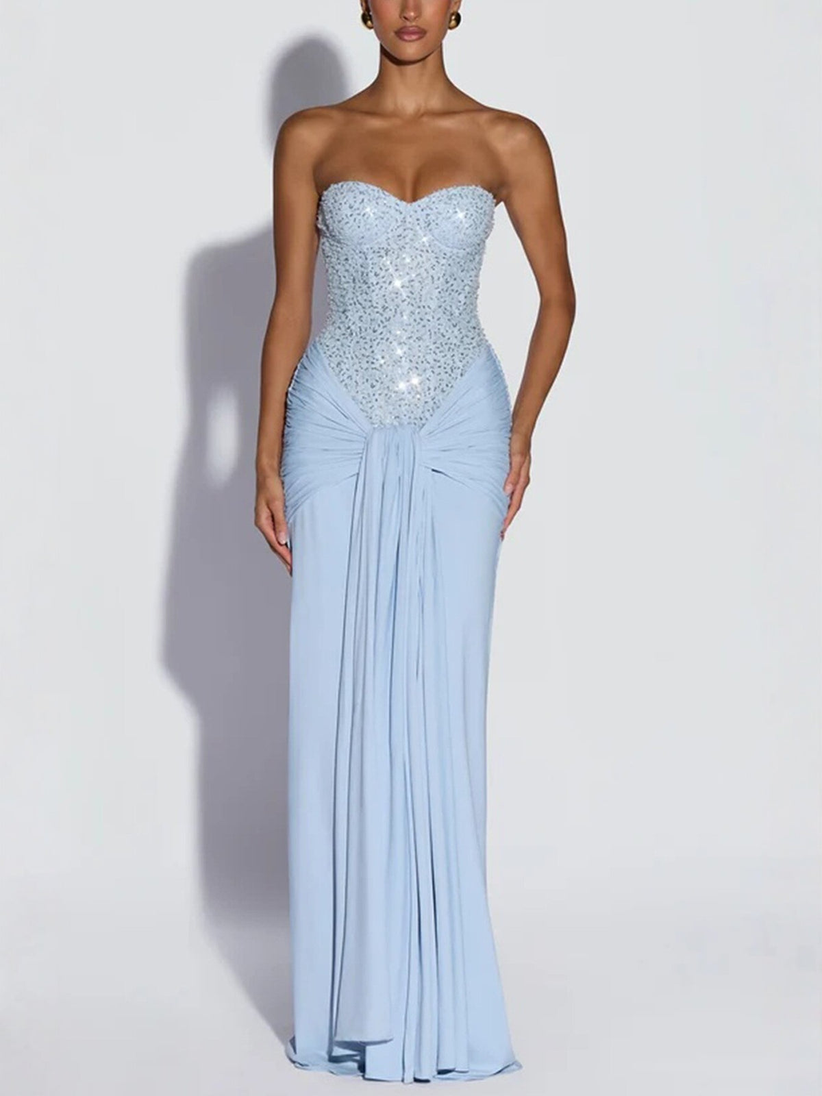 Strapless dress for women