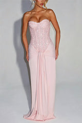 Strapless dress for women